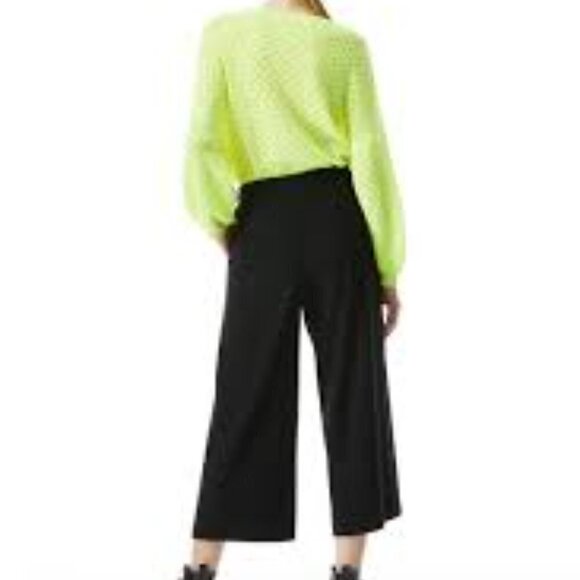 ALICE + OLIVIA Adelina Belted Pant - Picture 3 of 10